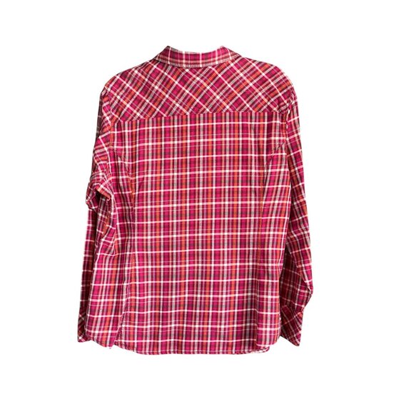 Women's Plaid Flannel Pearl Snaps - Picture 2 of 6